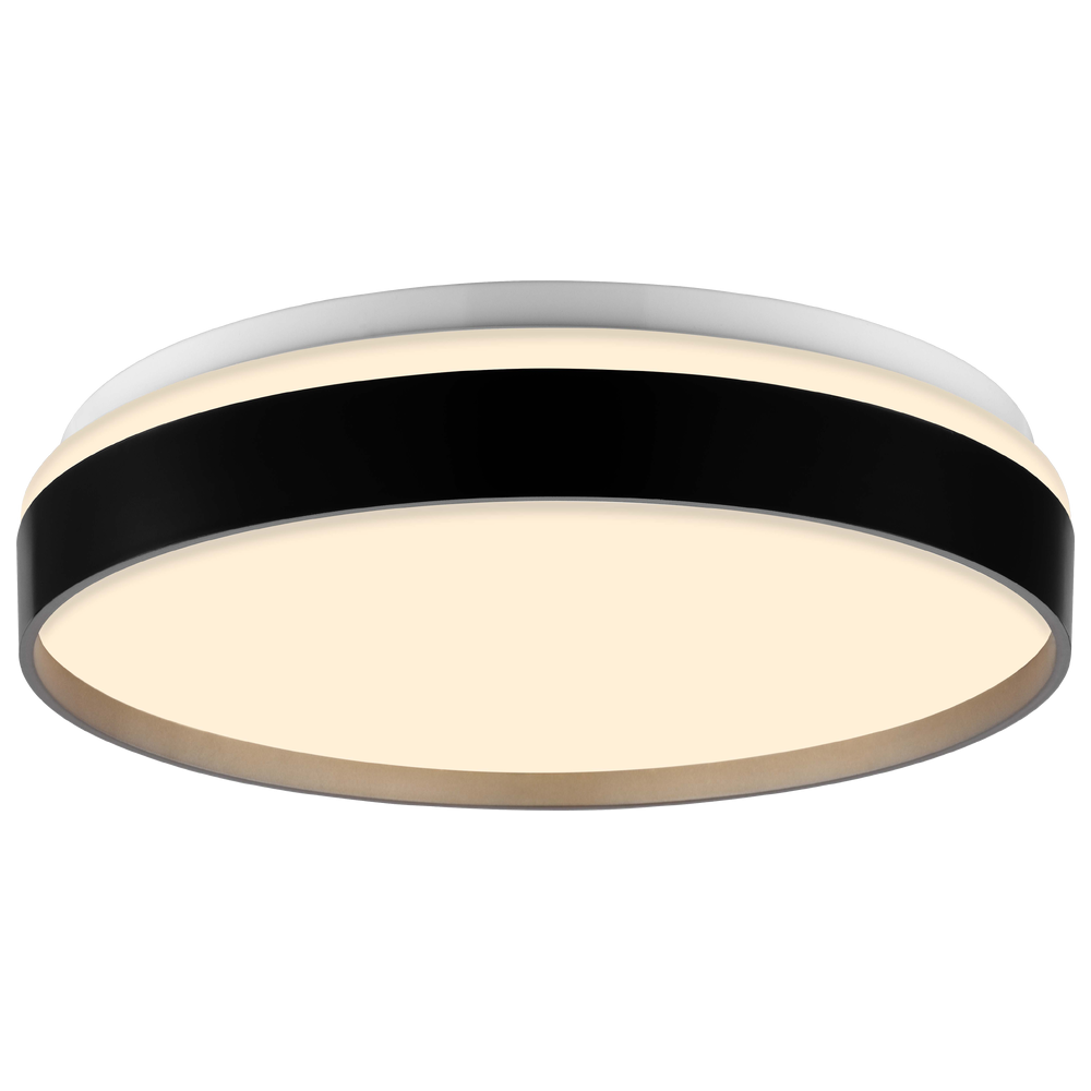 PLAFON LED 12W NEGRO 30x7.5cm VARIABLE
